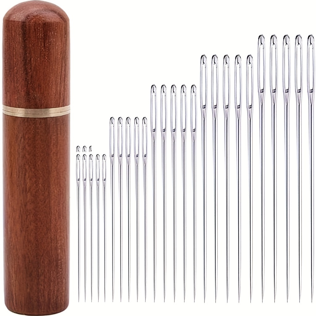 Temu 12pcs Hand Sewing Needles With Side Hole Household Sewing Tools Easy  To Thread, Check Out Today's Deals Now