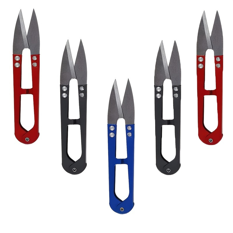 4Pcs Small Scissors with Cover - Thread Snips Scissors for Sewing Portable  Scissors for Fabric Strong Scissors Heavy Duty Embroidery Bonsai Scissors 