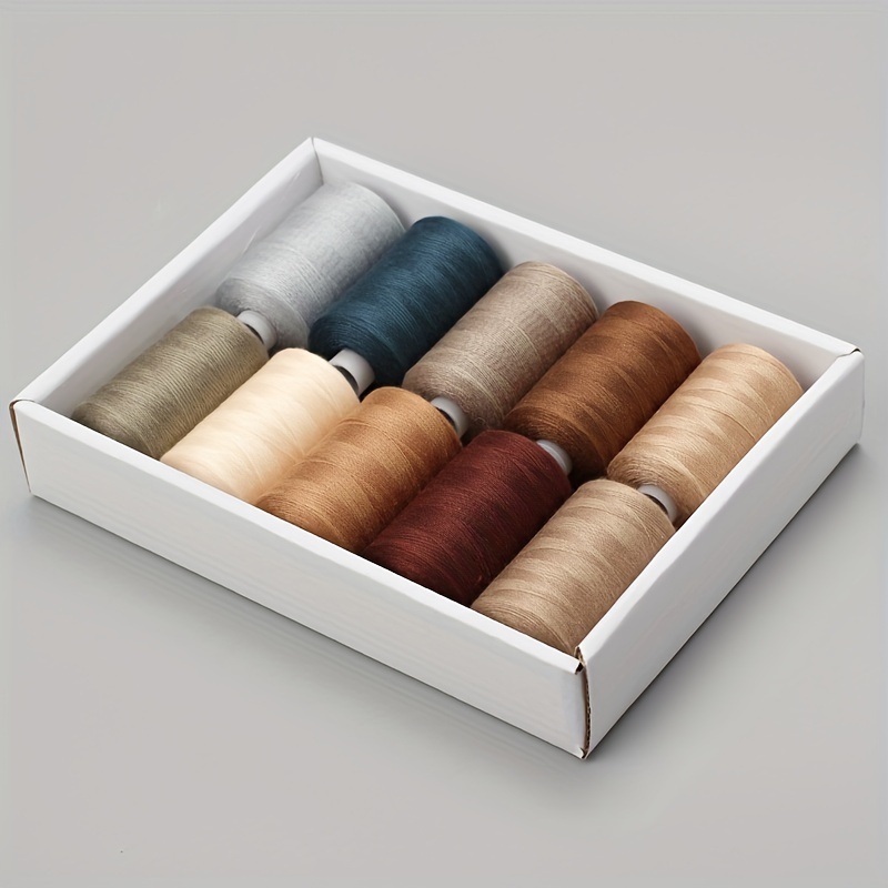 10Pcs Sewing Thread 10 Colour Spools Polyester All Purpose for Hand and  Machine Sewing, Art Craft Thread