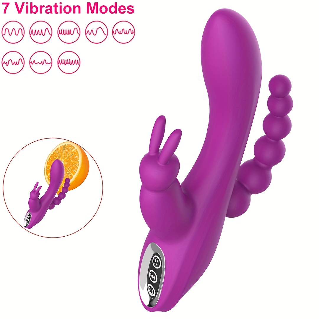 Vibrator G Spot Dildo Rabbit Anal Clit Massager Female Adult Sex