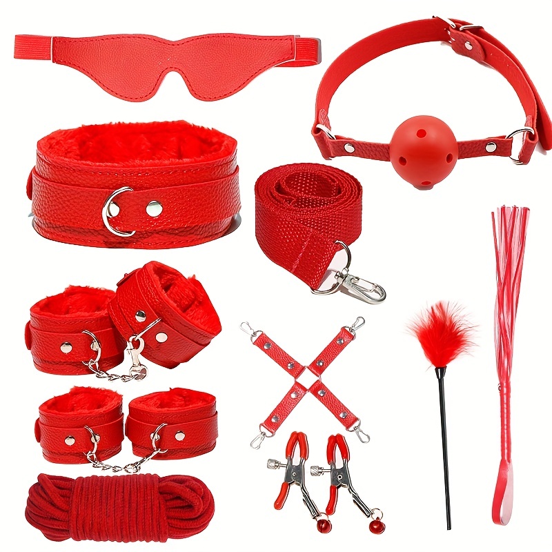  Restricciones para adultos Productos sexuales SM para adultos  Esposas BDSM Juguetes sexuales Bondage Gear Juguetes para adultos Juguetes  sexuales para parejas : Salud y Hogar