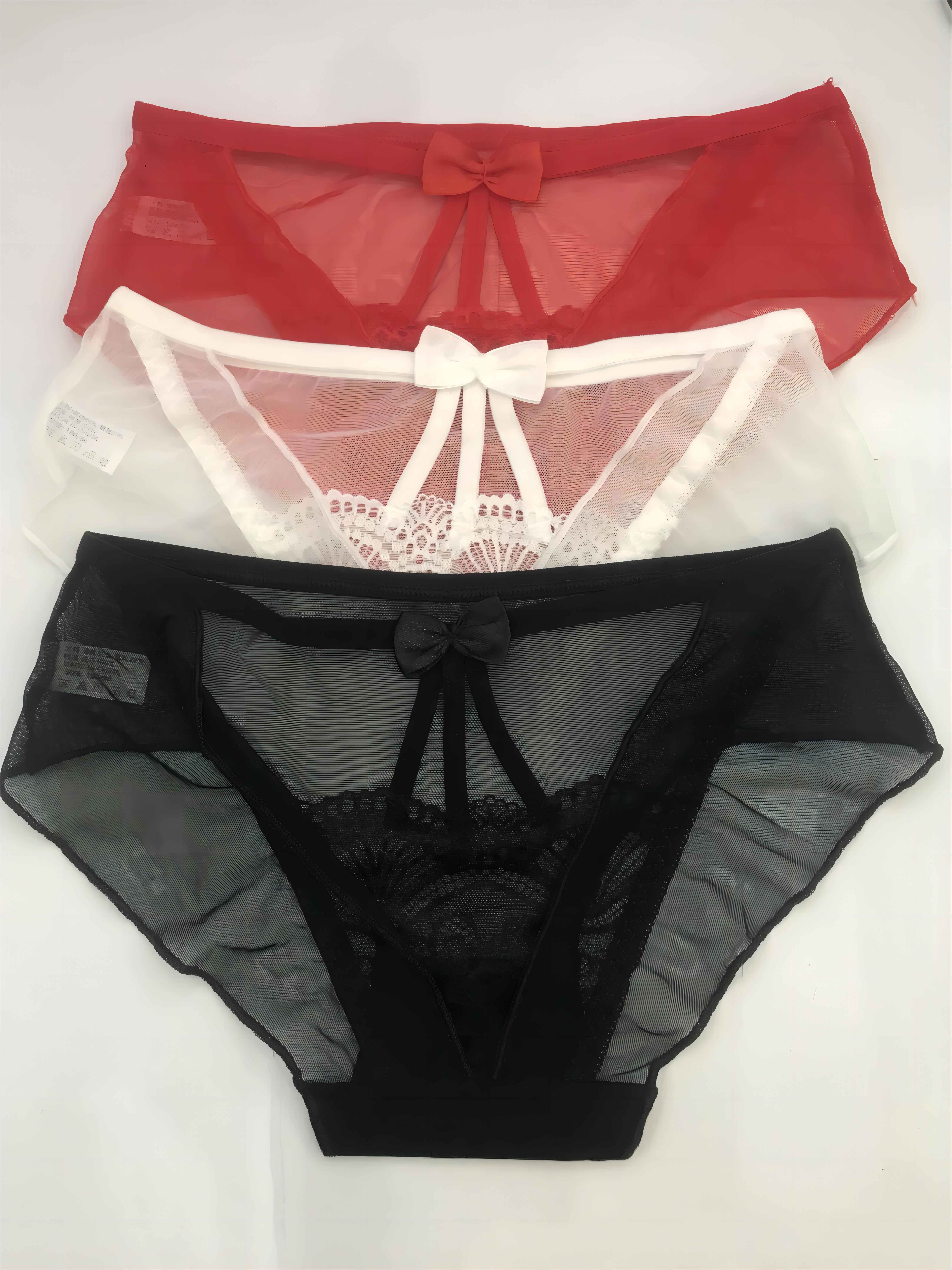 3 Pcs Lace Boxer Panties Para Presentes de São Valentim - Temu