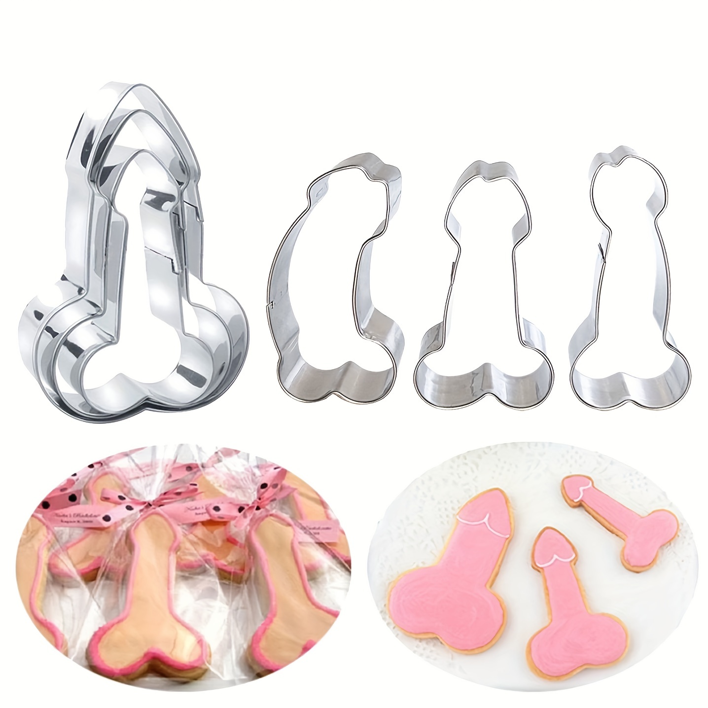 Large bachelorette Party Silicone Penis Cake Mold Chocolate 10 Dick Shape  Adult