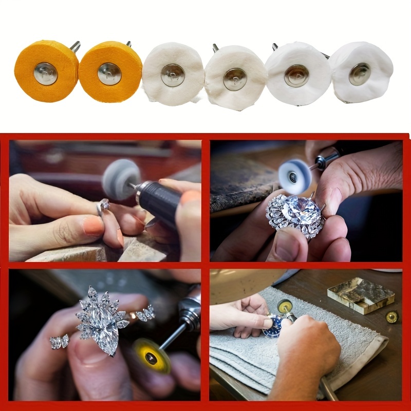 15pcs/set Polishing Buffing Wheel Plish Pads Mop Drill Kit For Metal  Jewelry Mirror Polishing 6mm Shank Grinding Head For Drill - AliExpress