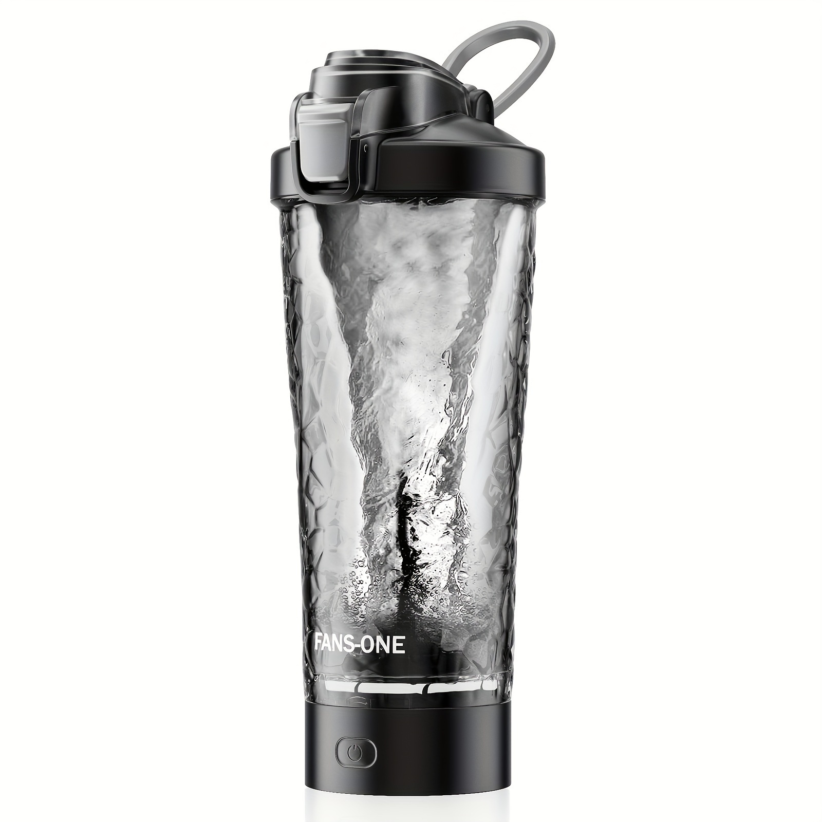 Portable Stainless Steel Protein Shaker Bottle 700ml for Gym/Camping,Silver