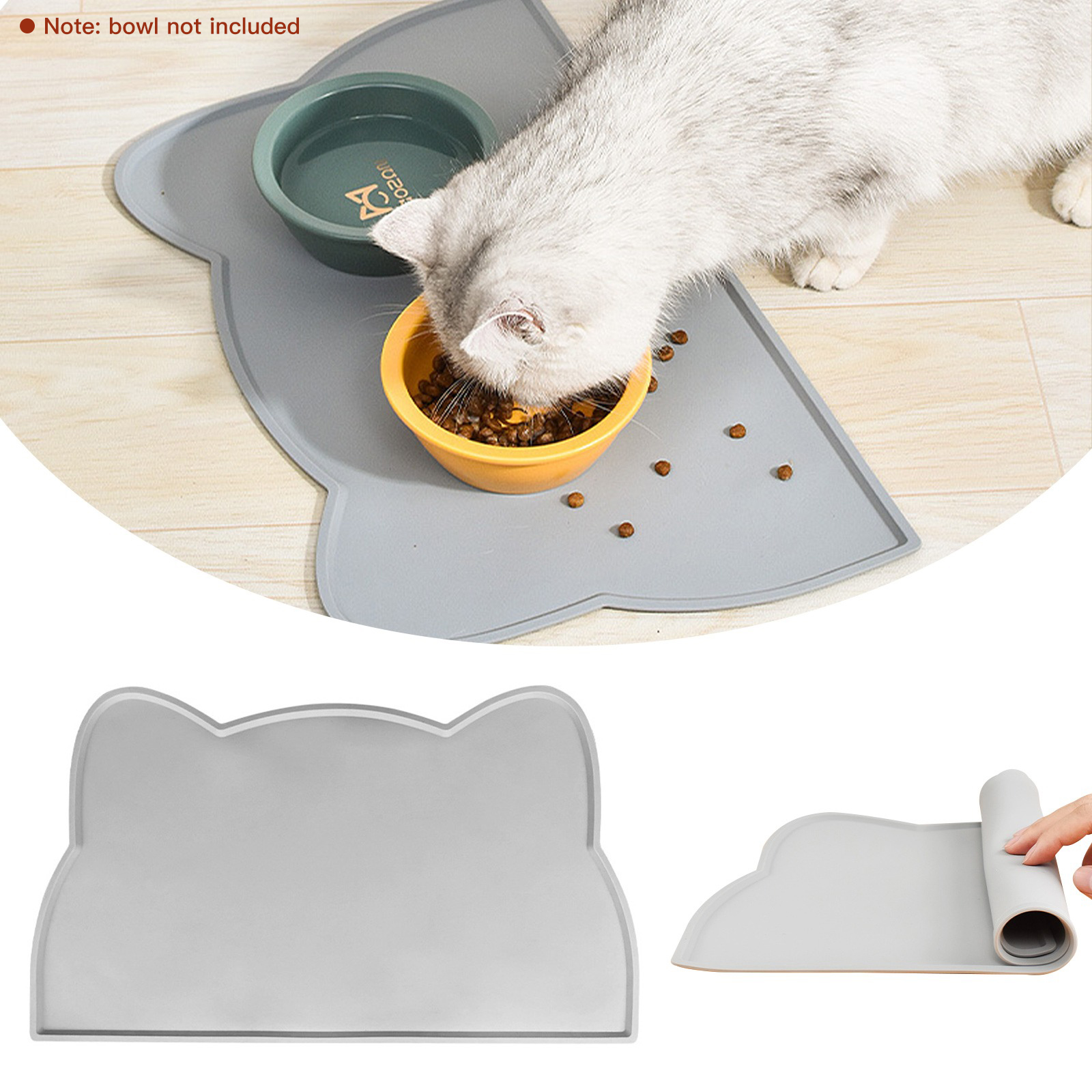 Dog feeding outlet tray