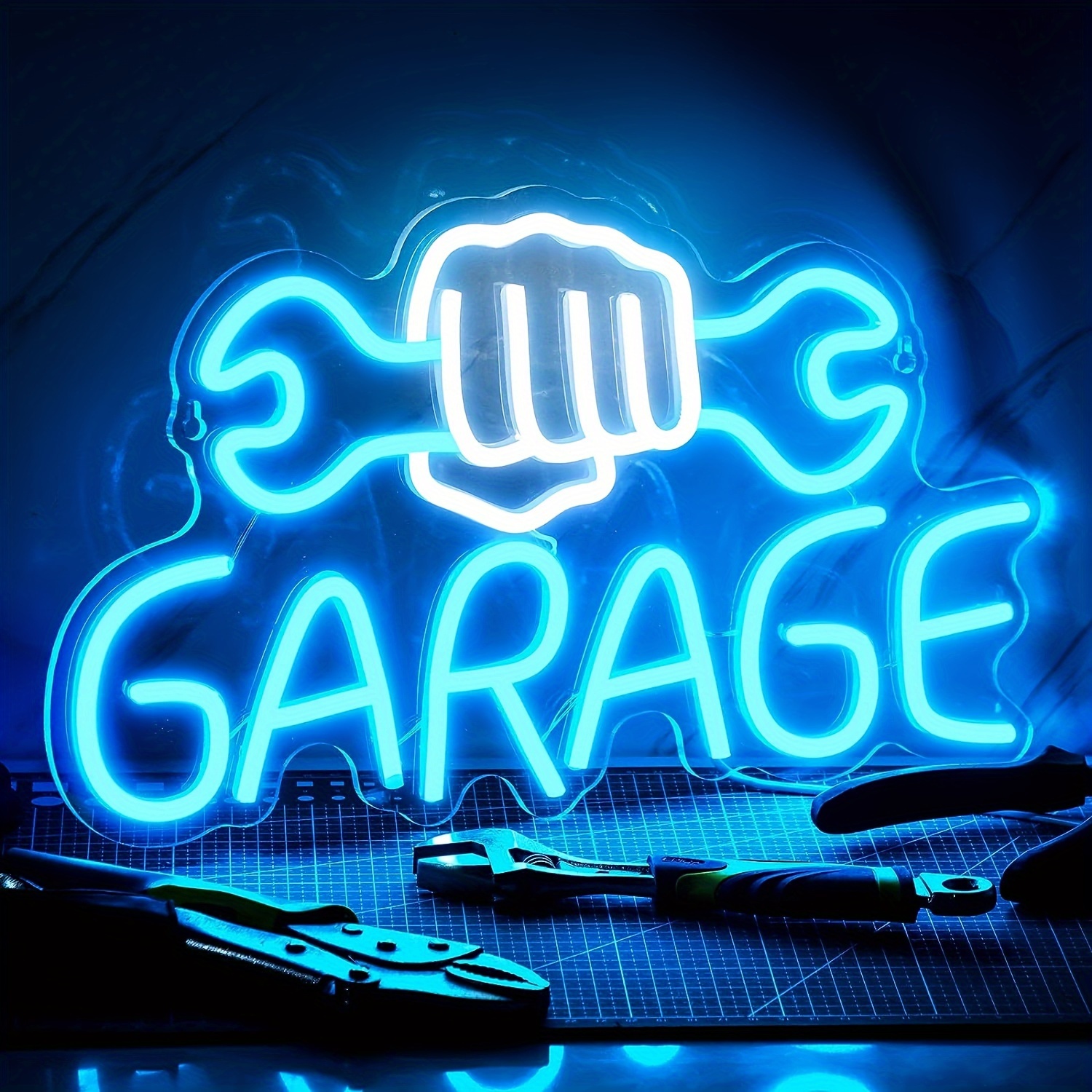 Check Engine Neon Signs,LED Garage Neon Sign for Wall Decor,Custom Light up  Sign