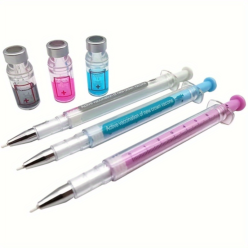 Buy 34 Pcs Cute School Supplies Set 12 Syringe Highlighters 4