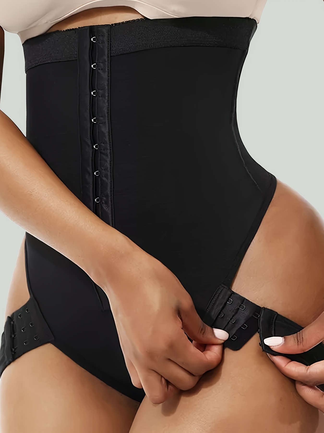 3 piezas de calzones sexis con control de abdomen y levantamiento de  glúteos, cintura alta, faja moldeadora de cadera (color: color de piel,  talla