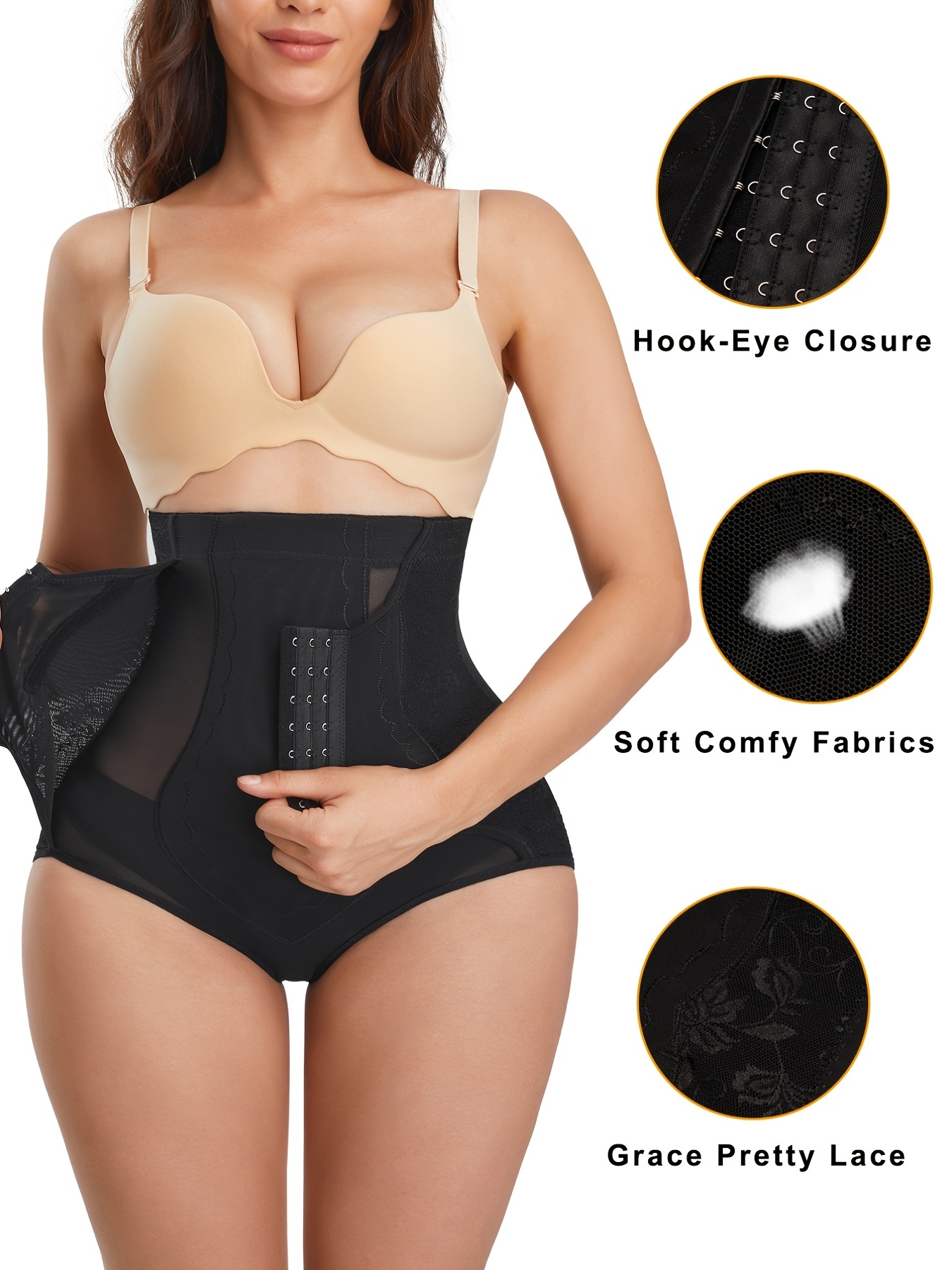 Cheap Flarixa Plus Size Full Body Shapers Women Seamless Bodysuit Tummy Control  Shapewear Postpartum Butt Lift Slimming Underwear XXXL