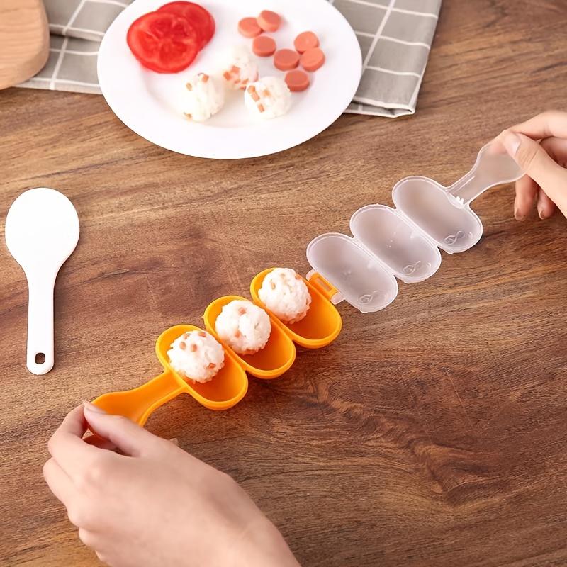 Stampo Onigiri,Stampi per riso | Set per modellare palline di riso per uso  alimentare fai da te carino - Kit di stampi per riso, gadget da cucina