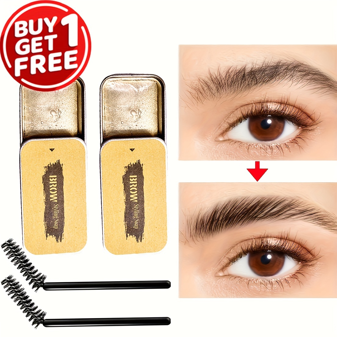 Natural Wood Eyebrow Wax Sticks Easy To Use And Gentle On - Temu