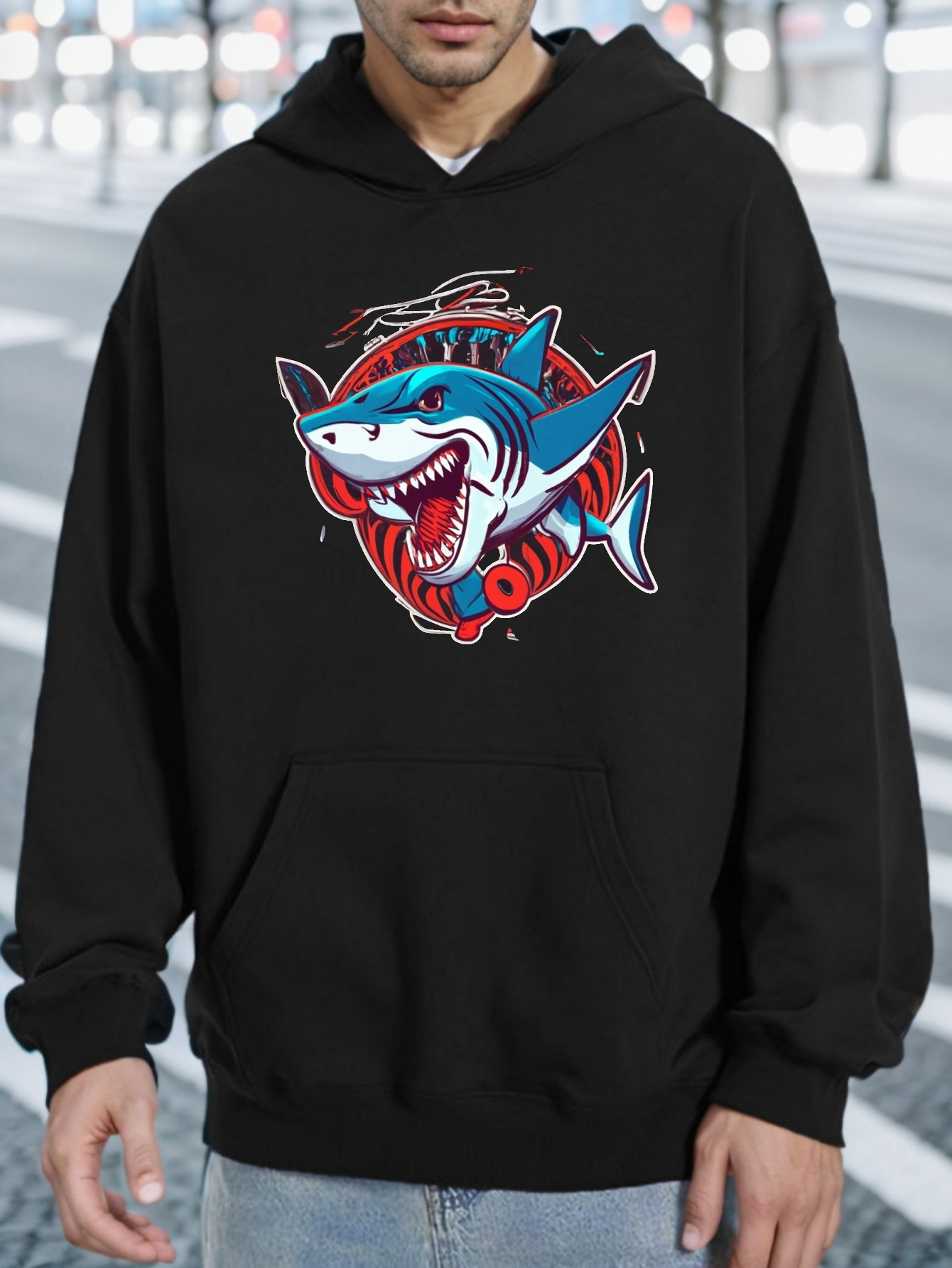 Shark hoodies for adults sale