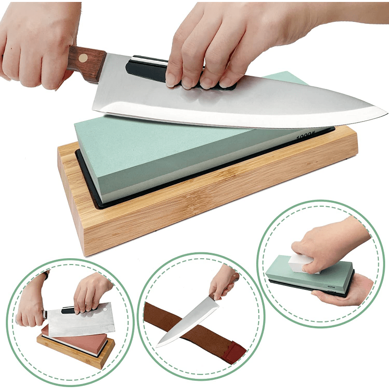 Diamond Sharpening Stone For Kitchen Knives - Professional Plastic Angle  Guide For Sharp And Durable Blades - Temu