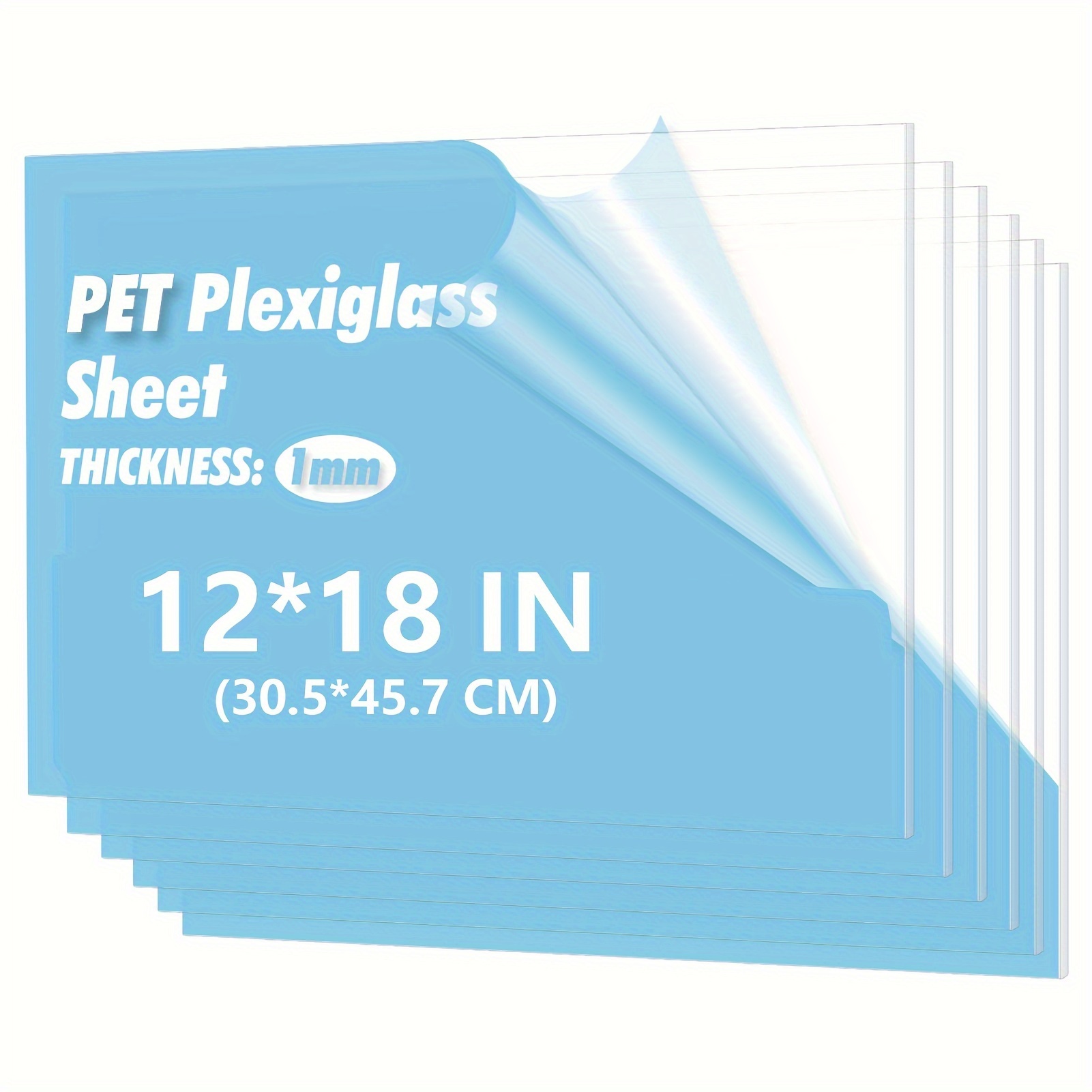  Plastic Sheets for Crafts Lightweight, Shatterproof 1