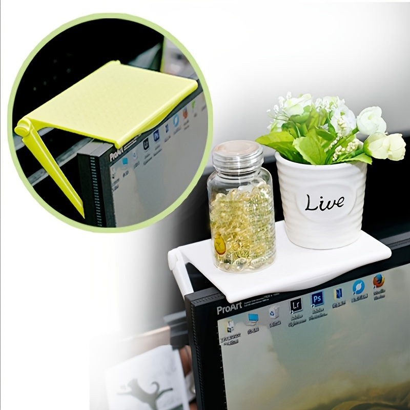 1pc [size 29cm*21cm*5.5cm] Ins Style Transparent Acrylic Storage Rack,  Desktop Organizer For Dormitory, Cosmetic And Kitchen Heightening Shelf