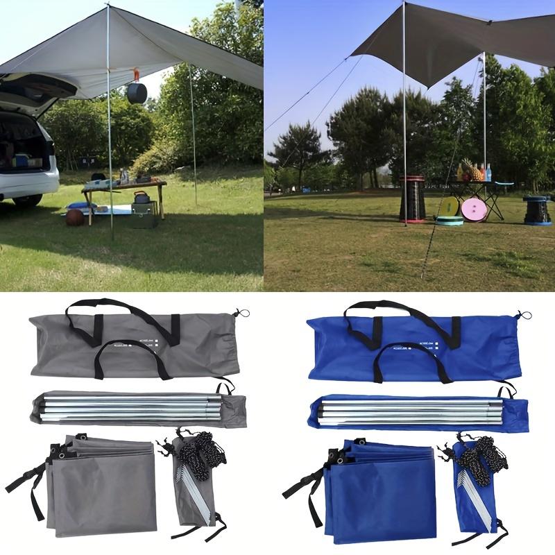 Car Sunshade Tent Waterproof Car Side Awning Sun Shelter - Temu