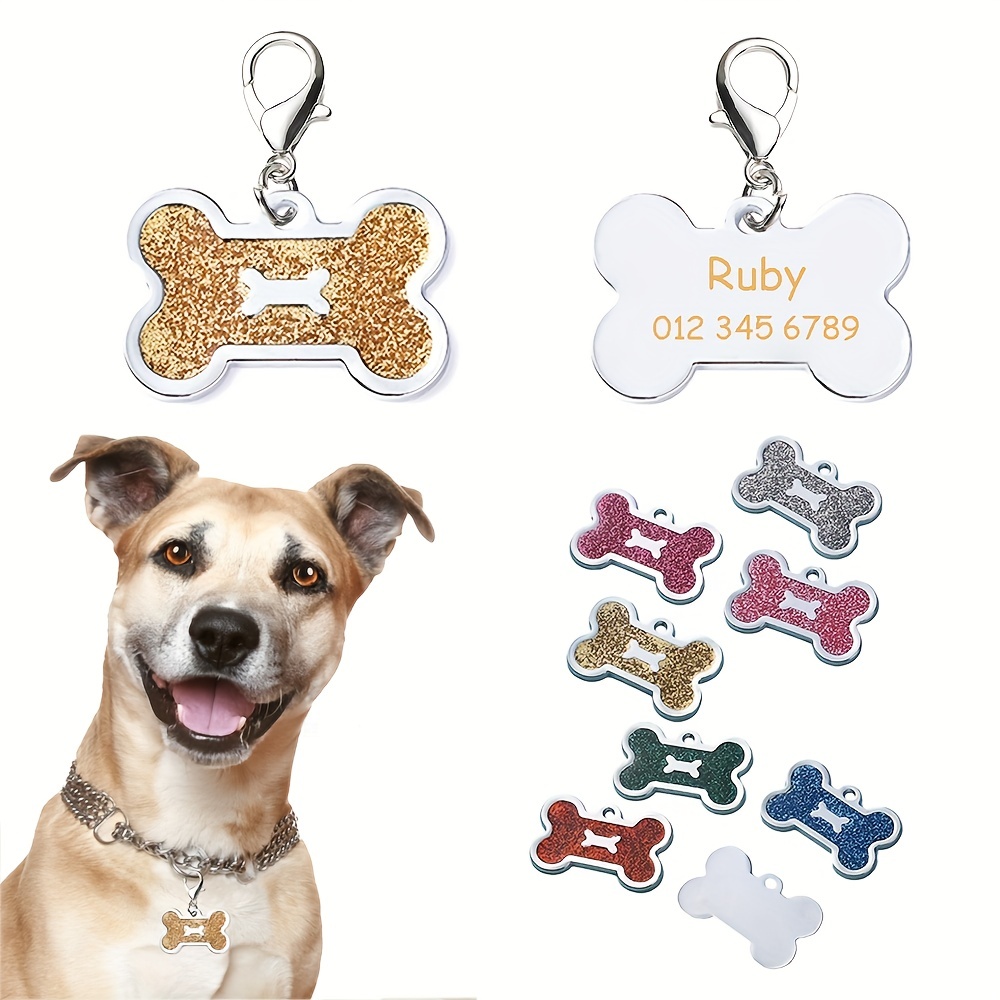 1 Set Of Dog Tag Clips For Collars, With Replaceable Dog Tag Name Tag Ring  Clip, Dog Tag Connection Clip, Pet Tag Quick Clip, Pet Collar Key Ring Clip