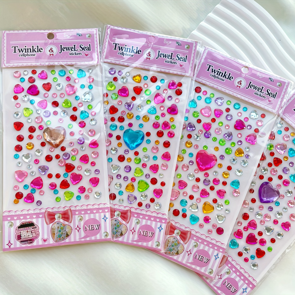 Acrylic Crystal Stickers Glam Up Your Look Instantly - Temu