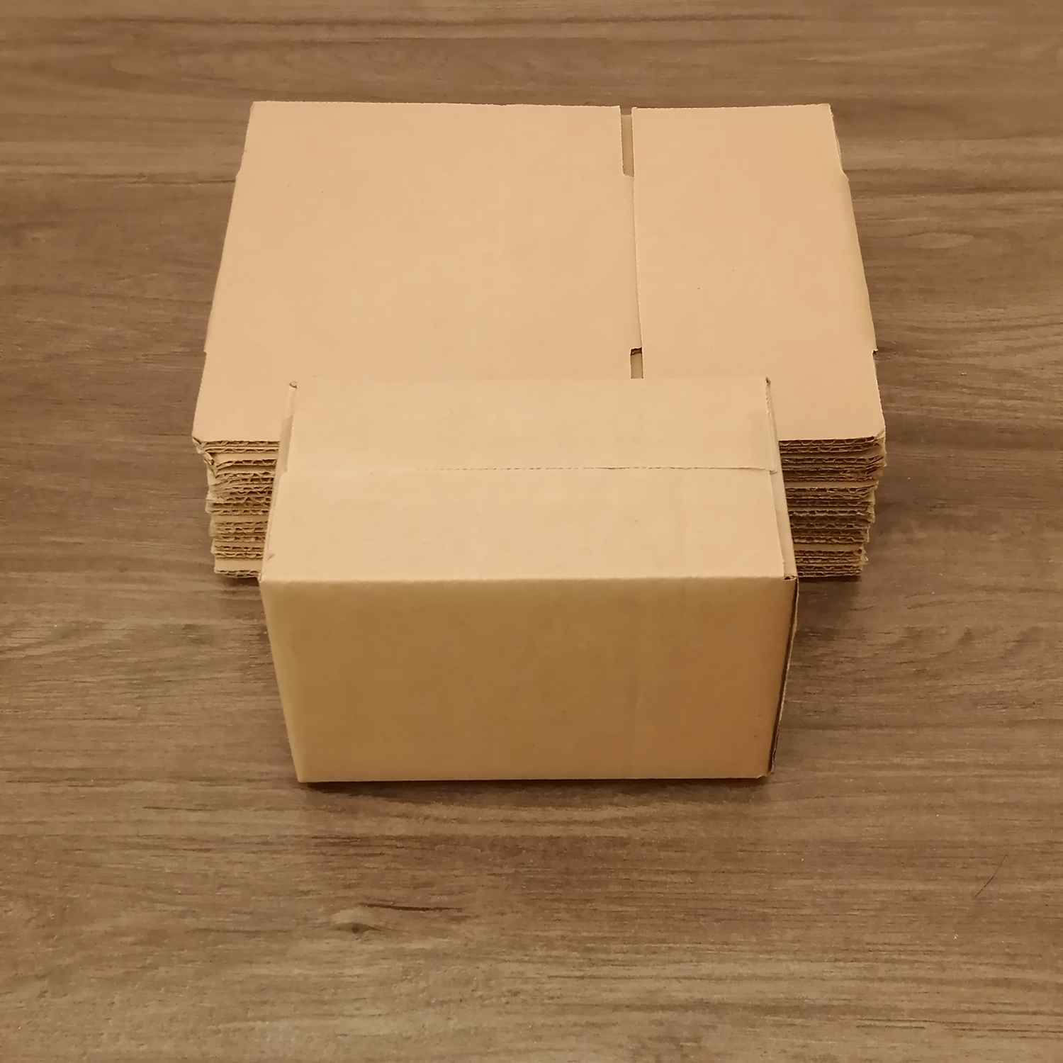  Cajas de almacenamiento de cartón corrugado pequeñas de 5 x 3 x  3.5 pulgadas, paquete de 25 unidades : Productos de Oficina