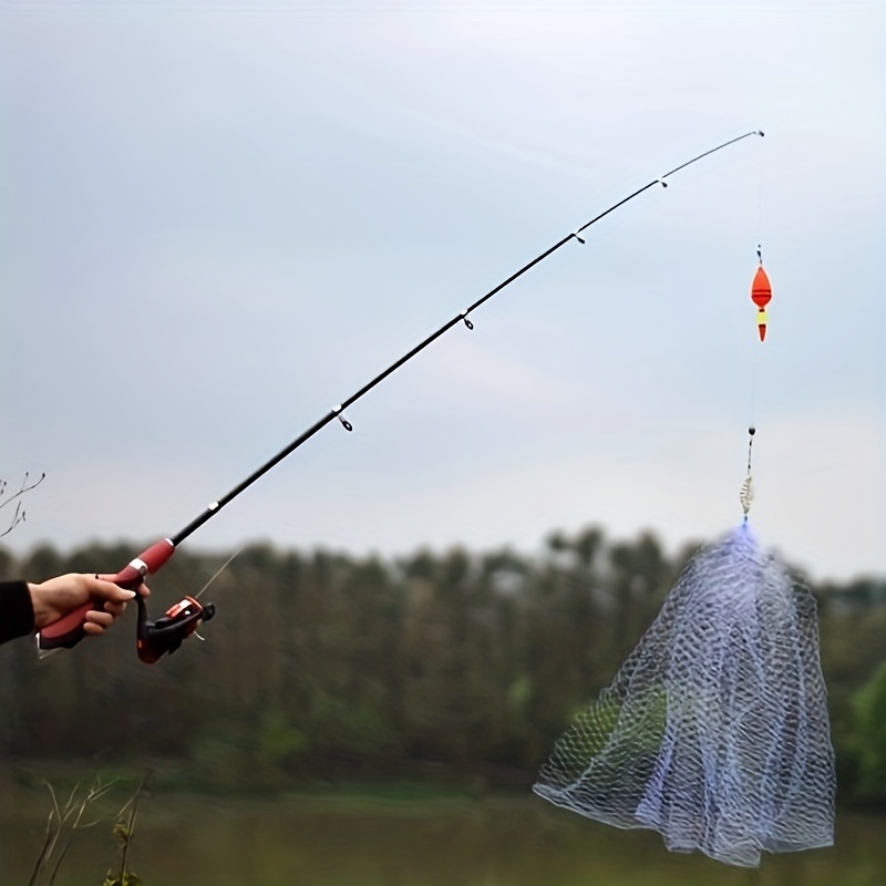 1pc 2.1m High American Style Collapsible Fishing Landing Net Without Hook