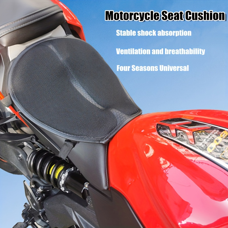 Motorcycle Seat Cushion Mesh Bag Cover: Shock absorbing - Temu