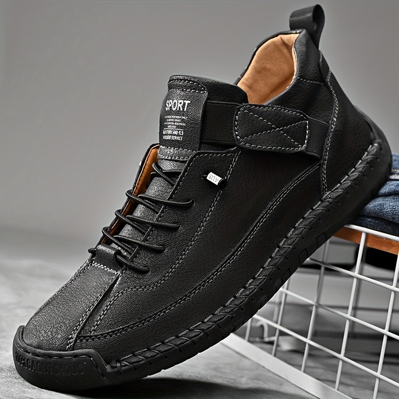  Zapatos de lona para hombre, zapatillas de hombre con forro  suave, antideslizantes y elegantes para deportes, Negro - : Ropa, Zapatos y  Joyería