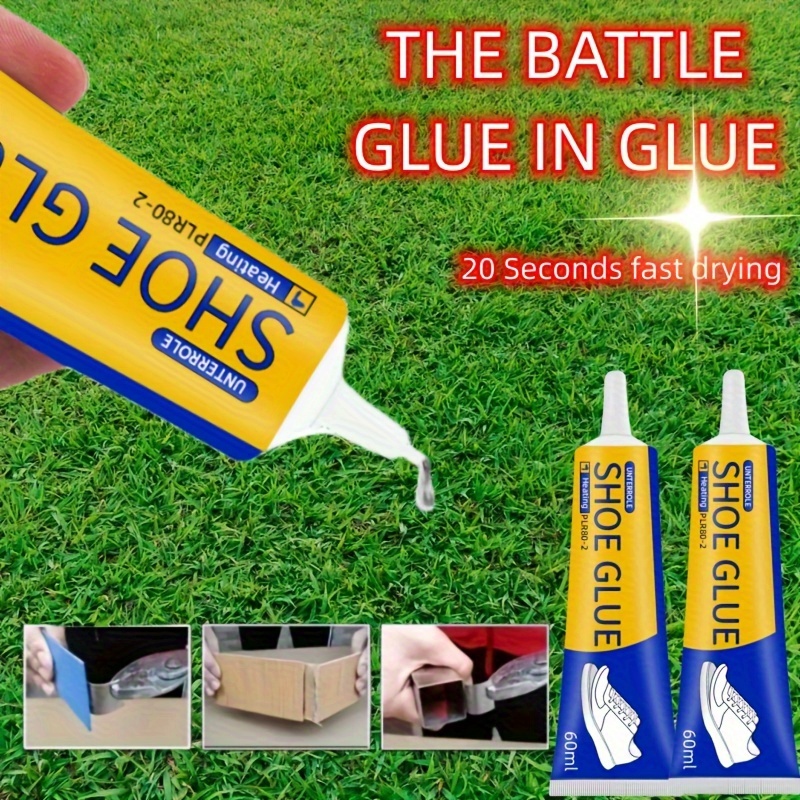 RTACWE 20g Shoe Glue - Professional Grade Shoe Repair Glue, Strong Flexible  Bond in Seconds, Waterproof Adhesive Works On Heel & Sole Repair, Sneakers,  Hiking Shoes, Boots, Sandals, and More: : Industrial