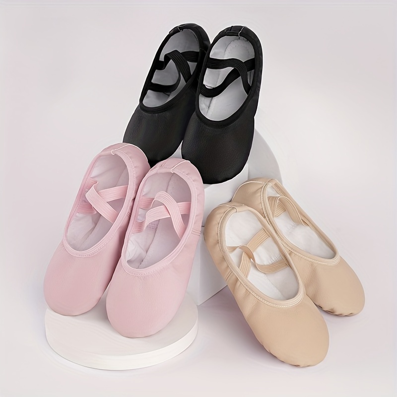 Chicas Zapatos de baile rosado ballet punta Zapatillas Bailarinas Zapatos  con, Moda de Mujer