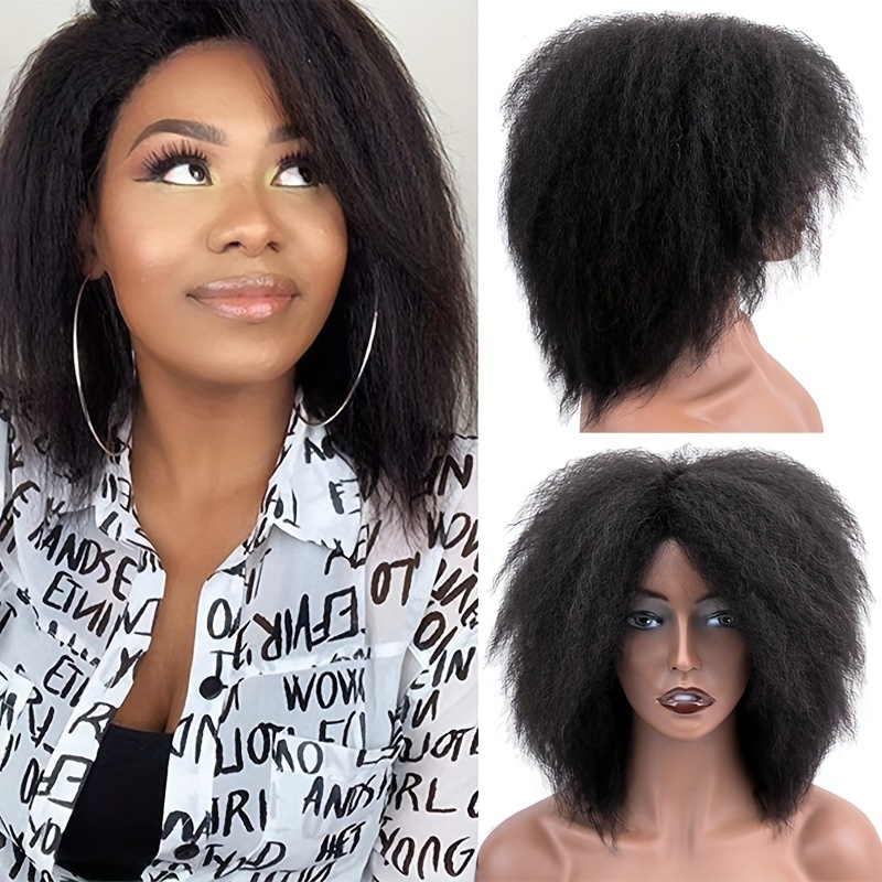 Mongolian Hd Transparent Bob Lace Frontal Wig - Temu