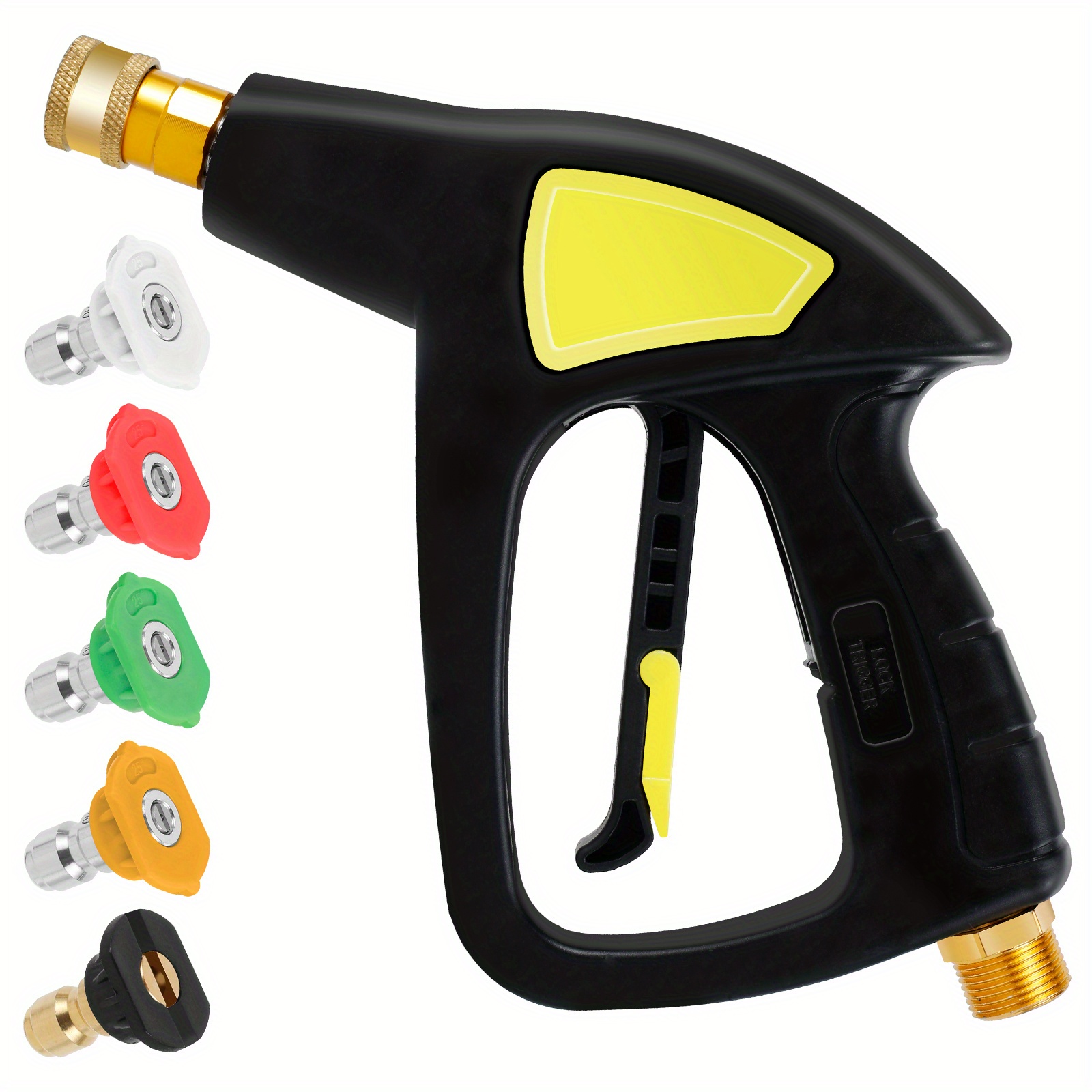Adjustable Nozzle High Pressure Power Washer Gun For Car - Temu