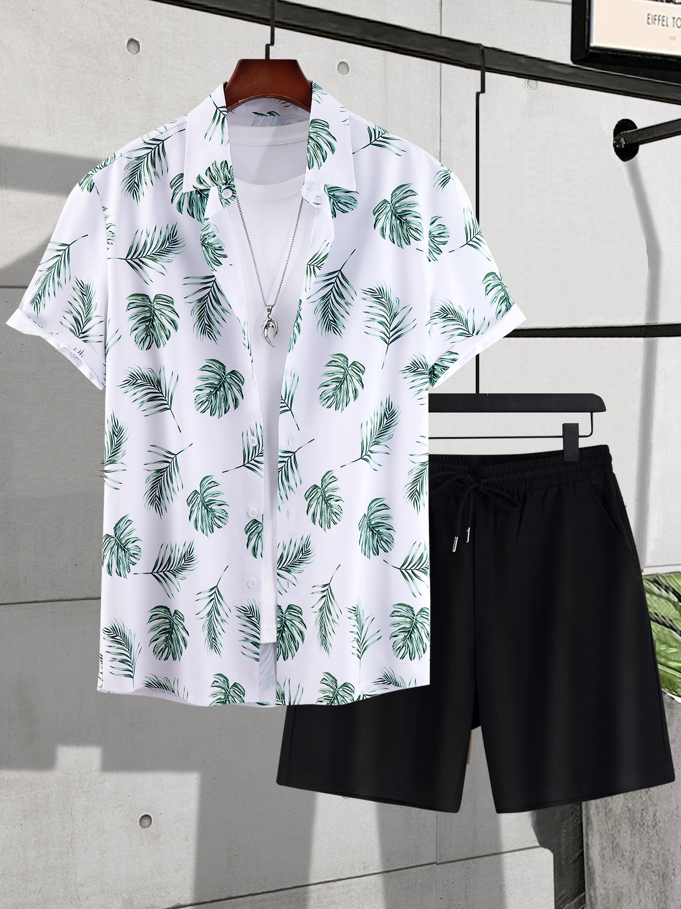 Anime Print, Men's Outfits, Comfy T-shirt And Casual Drawstring Shorts Set  For Summer - Temu