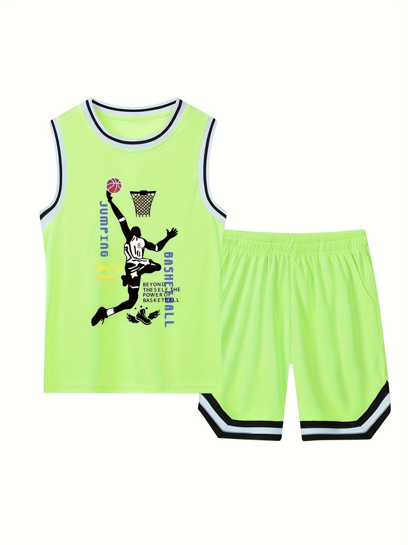 Boys green basketball on sale shorts