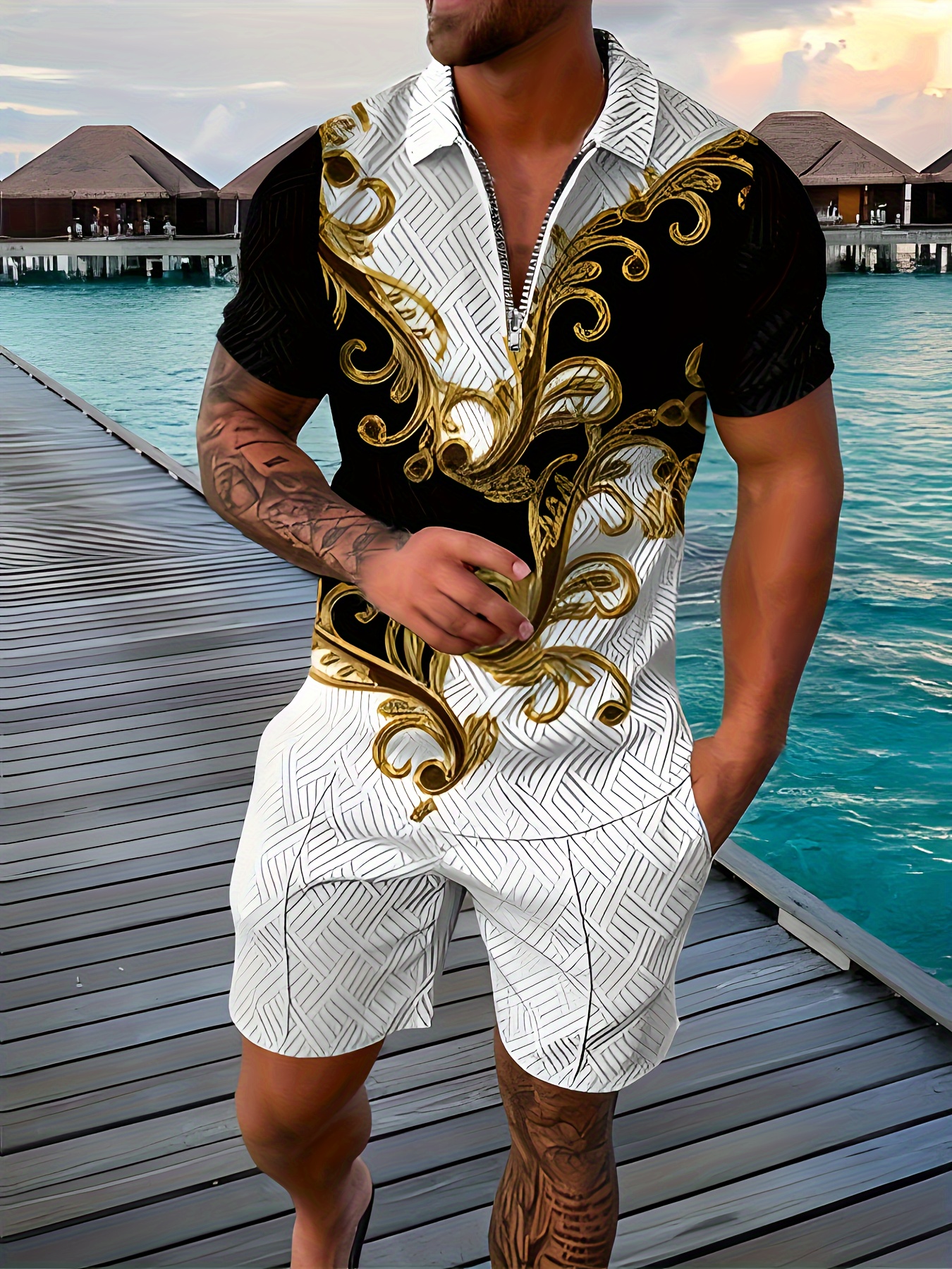 NEW FASHION] Louis Vuitton 3D Luxury All Over Print Shorts Pants
