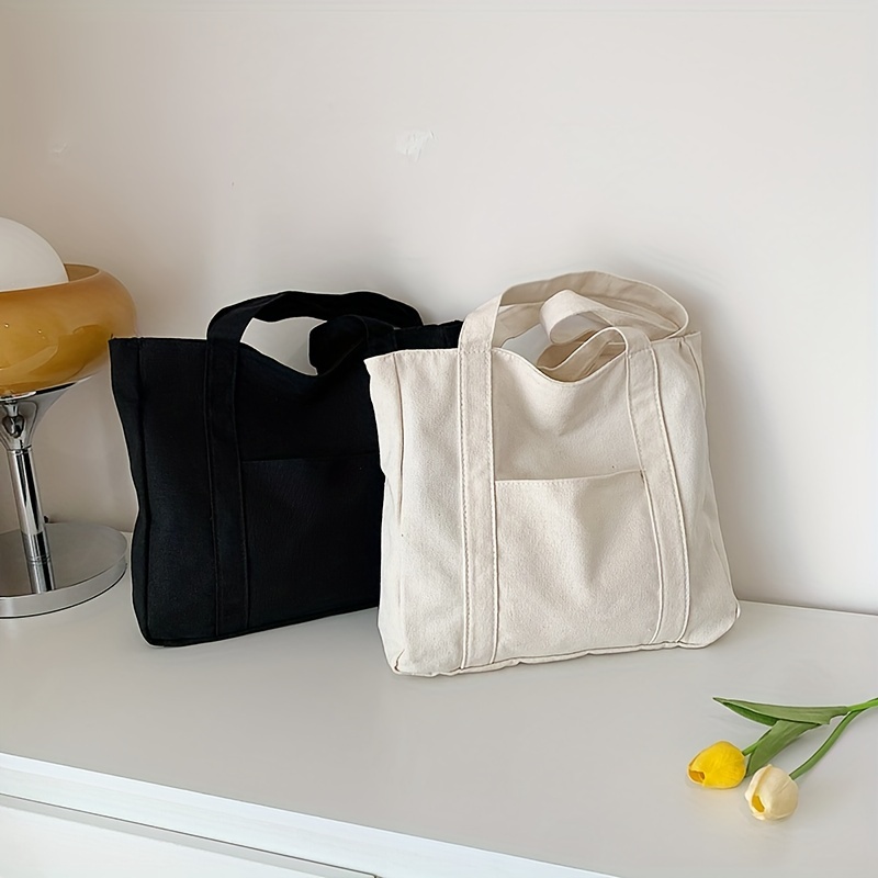High quality Women Men Handbags Canvas Tote Bags Reusable - Temu