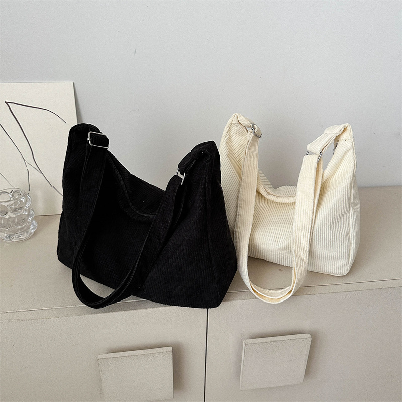 Trendy Zipper Shoulder Bag Stylish Large Capacity Handbag Portable Storage  Bag With Pendant, Shop On Temu And start Saving