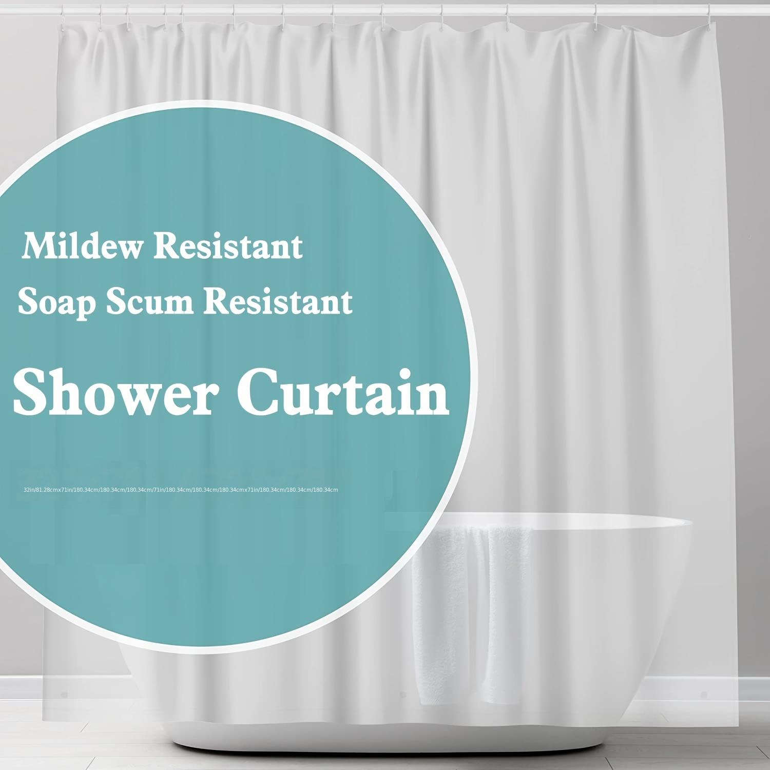 Comprar Cortina de ducha semitransparente con diseño 3D, revestimiento de  cortina de ducha transparente con guijarros