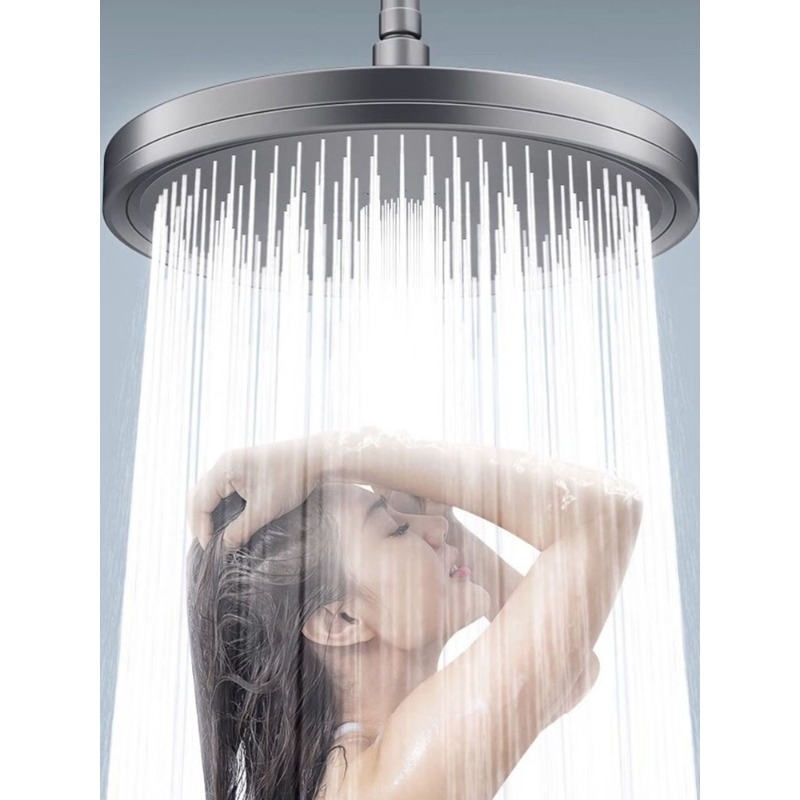Sistema de grifo de ducha negro mate, juego completo de grifos de ducha con  cabezal de ducha cuadrado de 8 pulgadas, kit de molduras de ducha con
