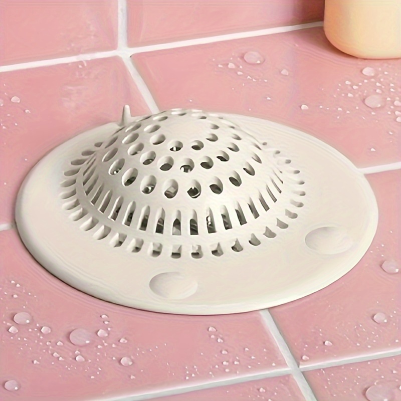 Square Drain Cover For Shower Tpr Drain Hair Catcher Flat Silicone Plug For  Bathroom And Kitchen Grey/white Filter Shower Drain Protection For  Restaurants - Temu