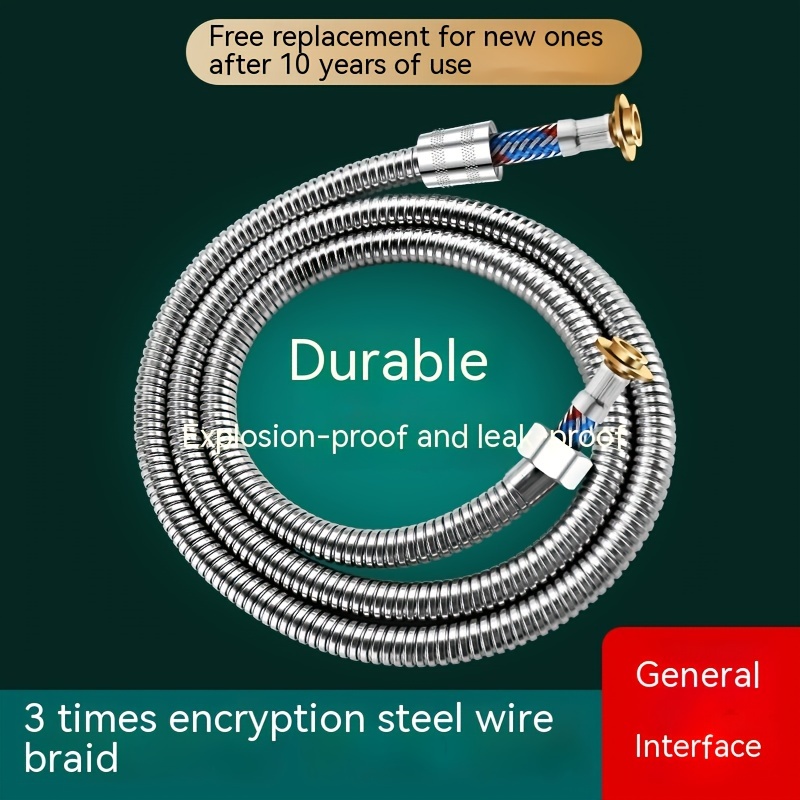 Stainless Steel Garden Hose Metal Water Hose Strong Durable - Temu