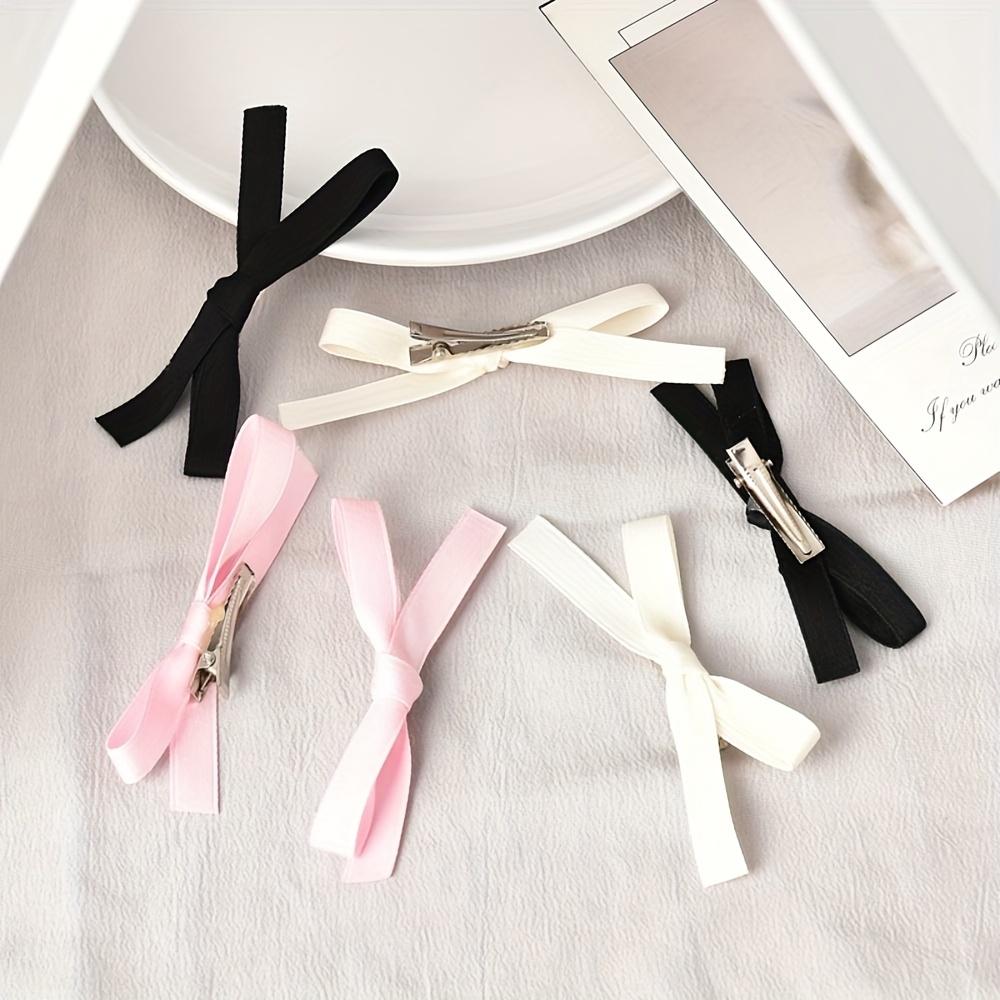 Hair Claw Clips Bowknot Hair Styling Accessories For Girls French Satin Bow  Hair Clip Christmas Gifts Birthday Gifts For Women Girls Valentine's Day  Gift - Temu Japan