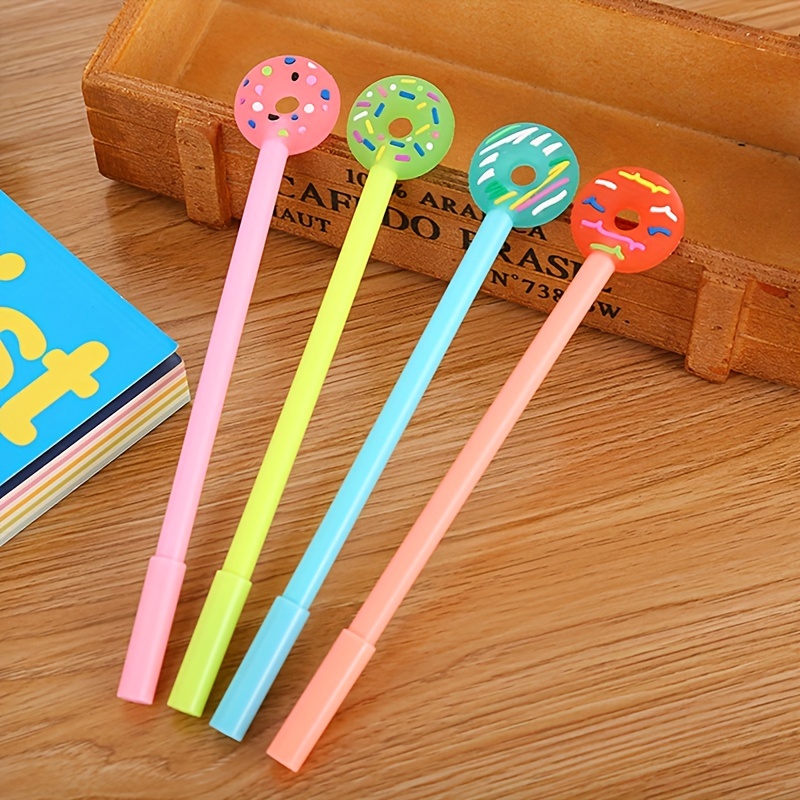 5pcs/lot Kawaii Chocolate Biscuit Scented Gel Pen Food Silicone Scented Pen  stationery for school and office - AliExpress