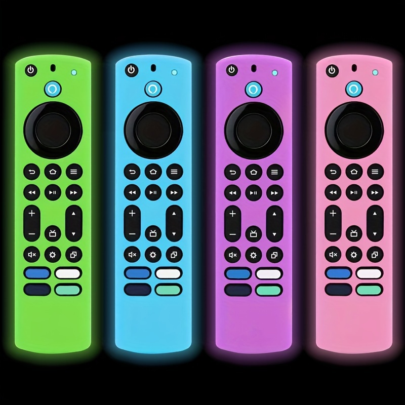  2pcs Firestick Lite Remote Cover Compatible with Fire TV Stick  Remote Lite 2020 (Glow in The Dark), Pinowu Firetv Silicone Cover Case with  Wrist Strap for Newest Voice Remote lite (Green