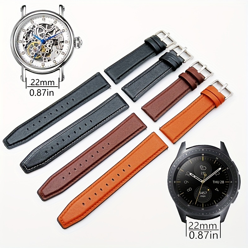 Galaxy Watch 4 Band Leather - Temu