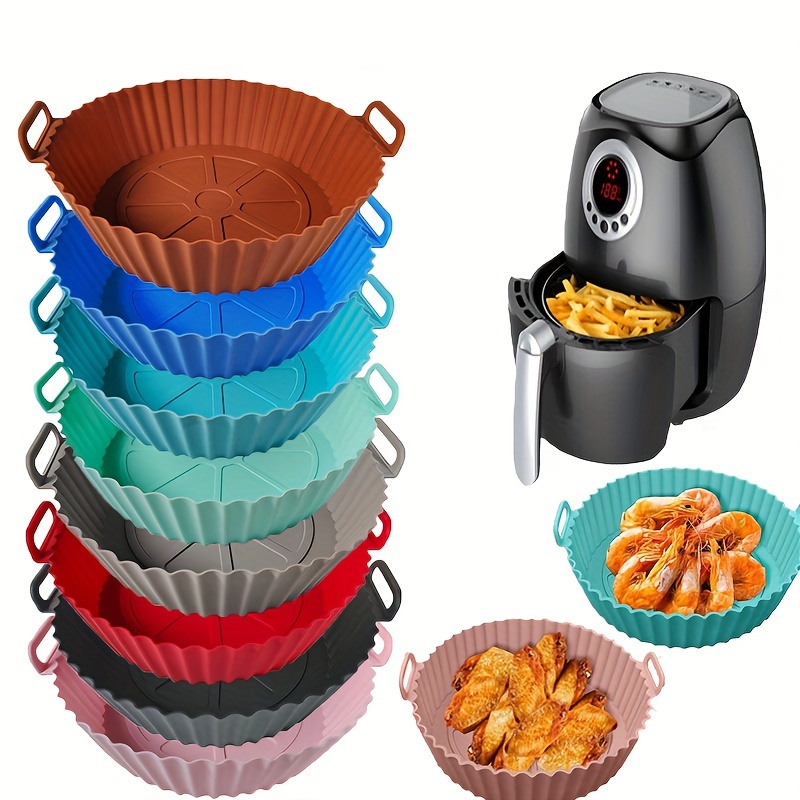 Reusable Air Fryer Liners 9inch Round, The Original Non-Stick Silicone Air  Fryer Mats Air Fryer Accessories, BPA Free, Easy Cleanup - China Reusable Air  Fryer Liners and Round price