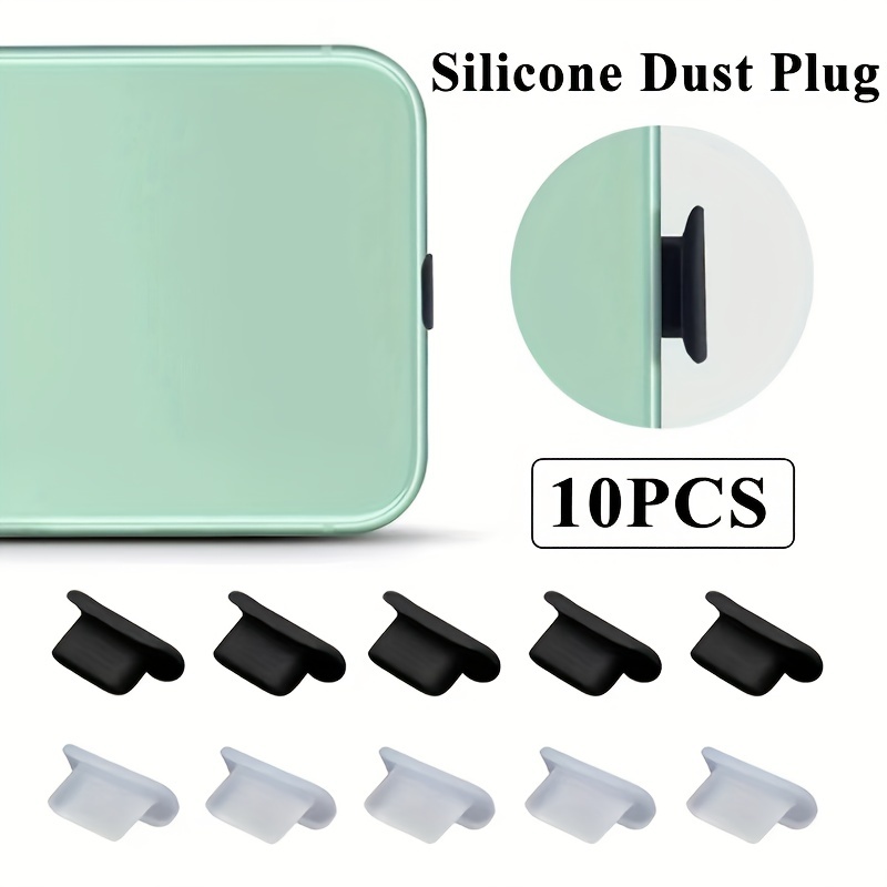 30 PCS 6 Types USB Anti Dust Cover Plugs, USB Type-C Dust Stopper, Silicone  Soft Micro USB Cap Port Protector, Anti Dust Cover Protector Plugs Cap for