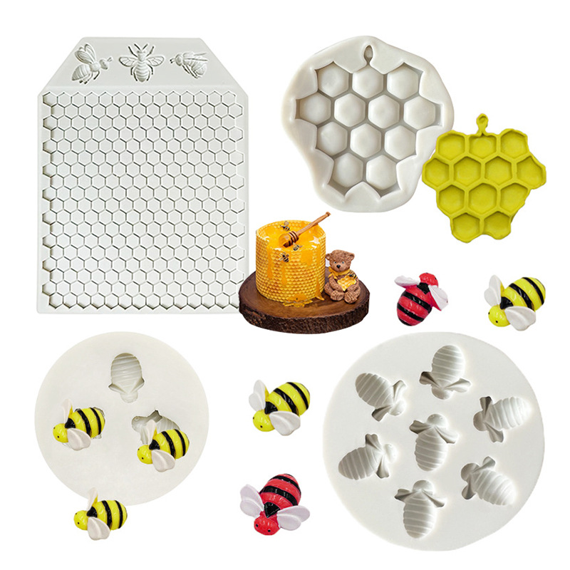  7 Cavity Bumble Bee Silicone Mold for Chocolate, Honeycomb  Silicone Molds, Handmade Silicone Bee Baking Chocolate Molds, Cake  Decorating Fondant Candy Baking Cake molds, Sugar Cube Mold : Home & Kitchen