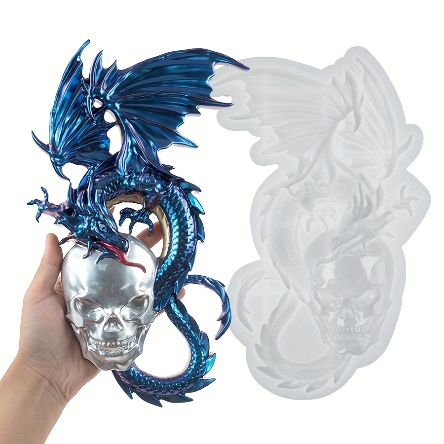 JS Molds Dragon Scepter Silicone Mold - The Compleat Sculptor