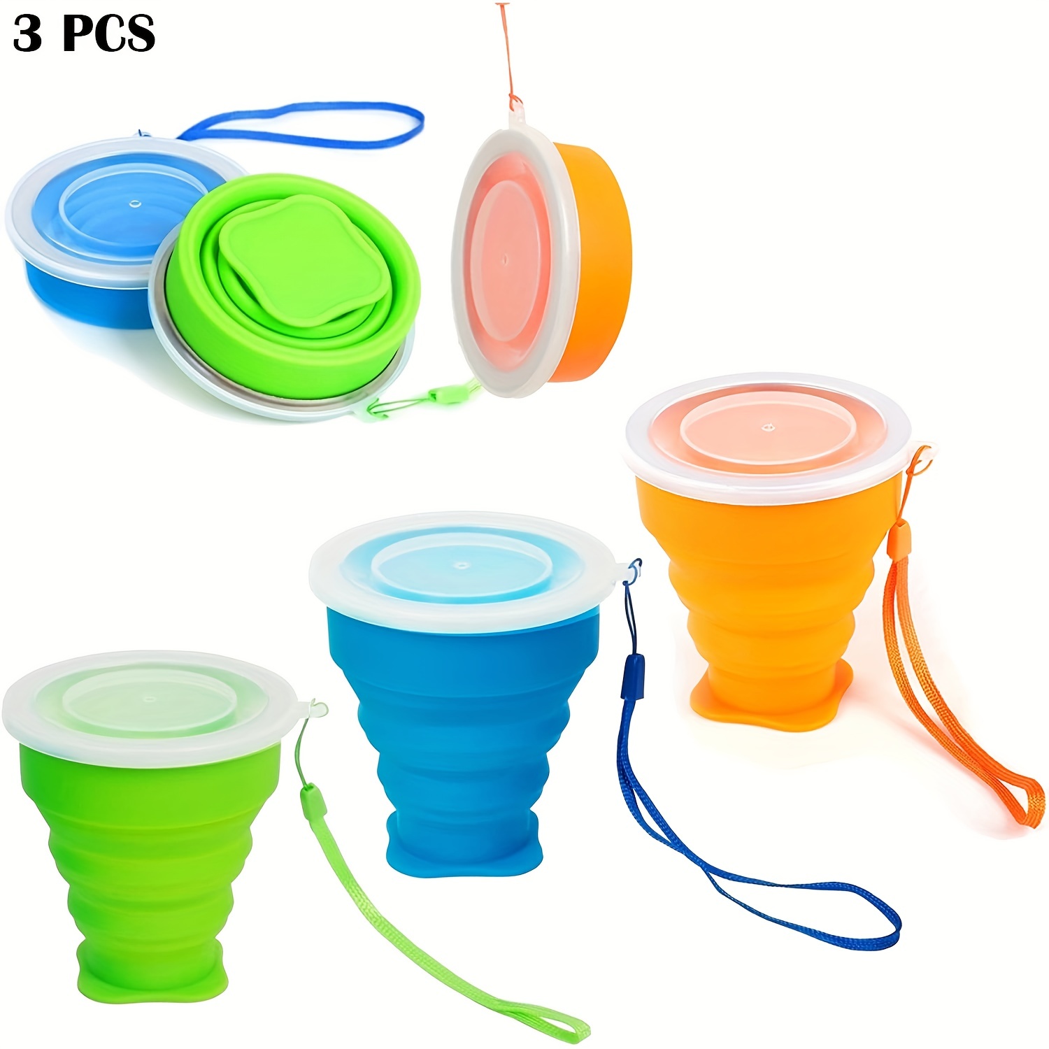 New Cute Cartoon Portable Telescopic Cup Reusable Folding Cup Creative Travel  Cup Birthday Gift Collapsible Drinking Cup - AliExpress