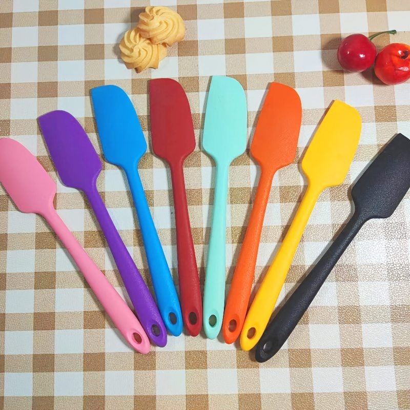 1pc Silicone Resin Spatula, Cream Scraper Convenient For Baking, Cooking,  Heat Resistant And Non-stick, Essential Kitchen Utensil, Baking Tool